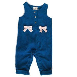 First Impressions Girls Corduroy Overalls NWT Blue